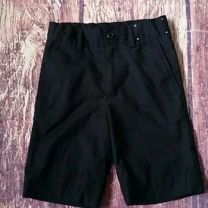 David Oliver black dress shorts sz 4